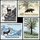 La serie del 22 aprile 1967: quattro francobolli dedicati ad altrettanti Parchi nazionali