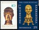 I due francobolli, di Germania Federale del 14 aprile 1977 e d’Austria odierno, con lo stesso reperto