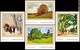 I quattro francobolli di cui si compone la serie propongono altrettanti dipinti; se ne possono ricavare di ulteriori dalle bandelle dei minifogli