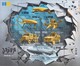 Il foglietto con sei francobolli dedicati alle armi fabbricate in Ucraina