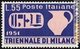 Il francobollo del 1951 con la «libera interpretazione di caratteri ideogrammatici egiziani»