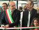 Il sindaco di Riccione, Daniele Imola, durante la cerimonia inaugurale; al suo fianco, il presidente del Cocap, Vincenzo Celli